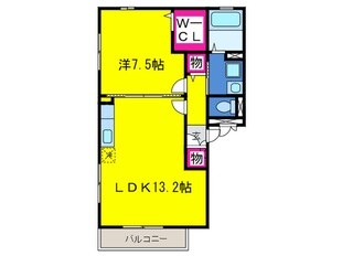 カ－サ海岸通りの物件間取画像